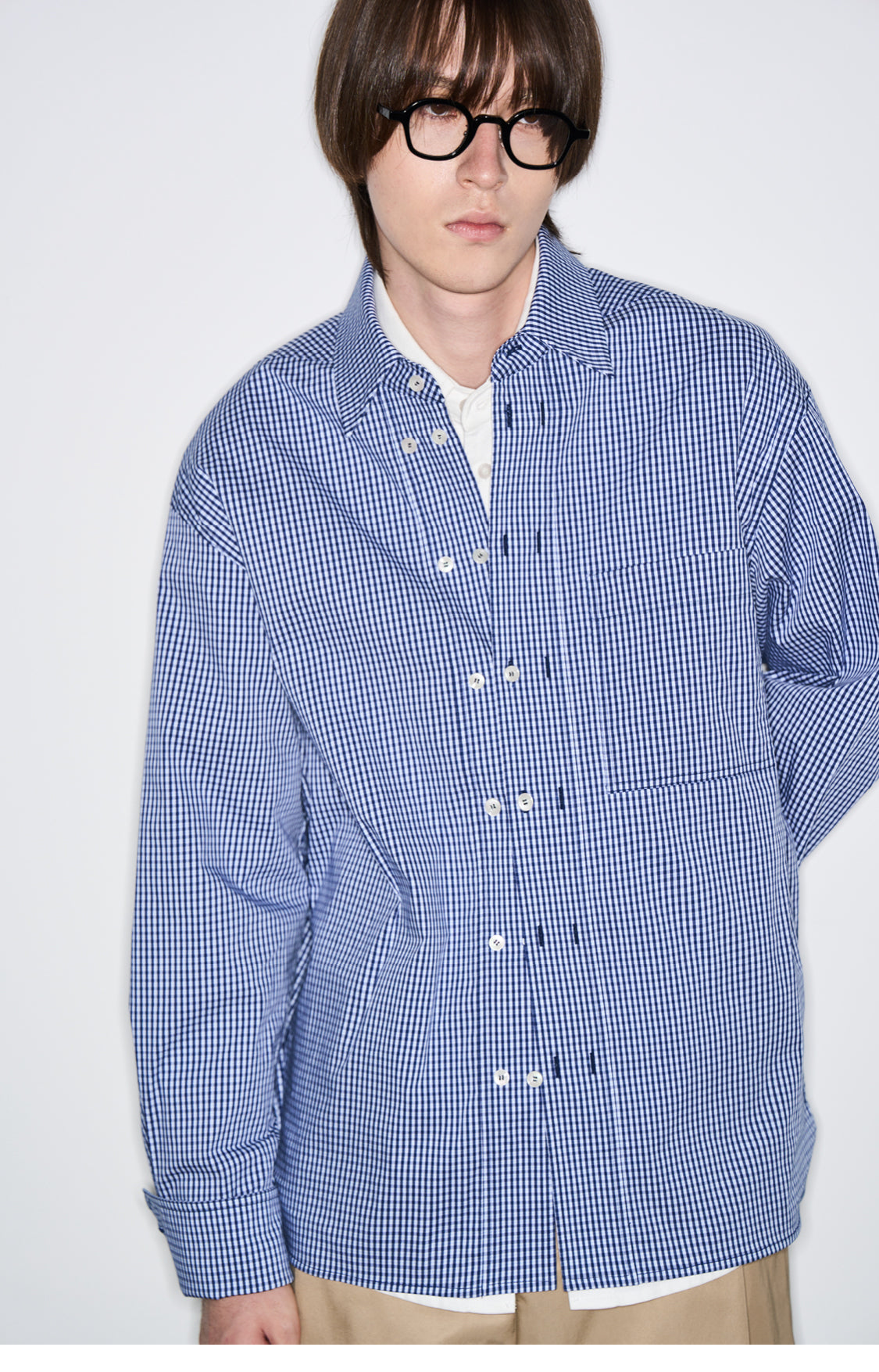 Double-breasted shirt