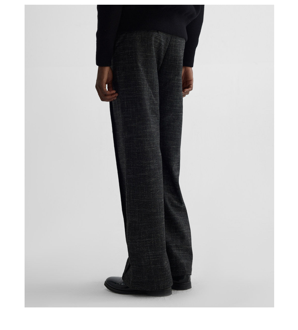 Double-Pleated Wool Pants
