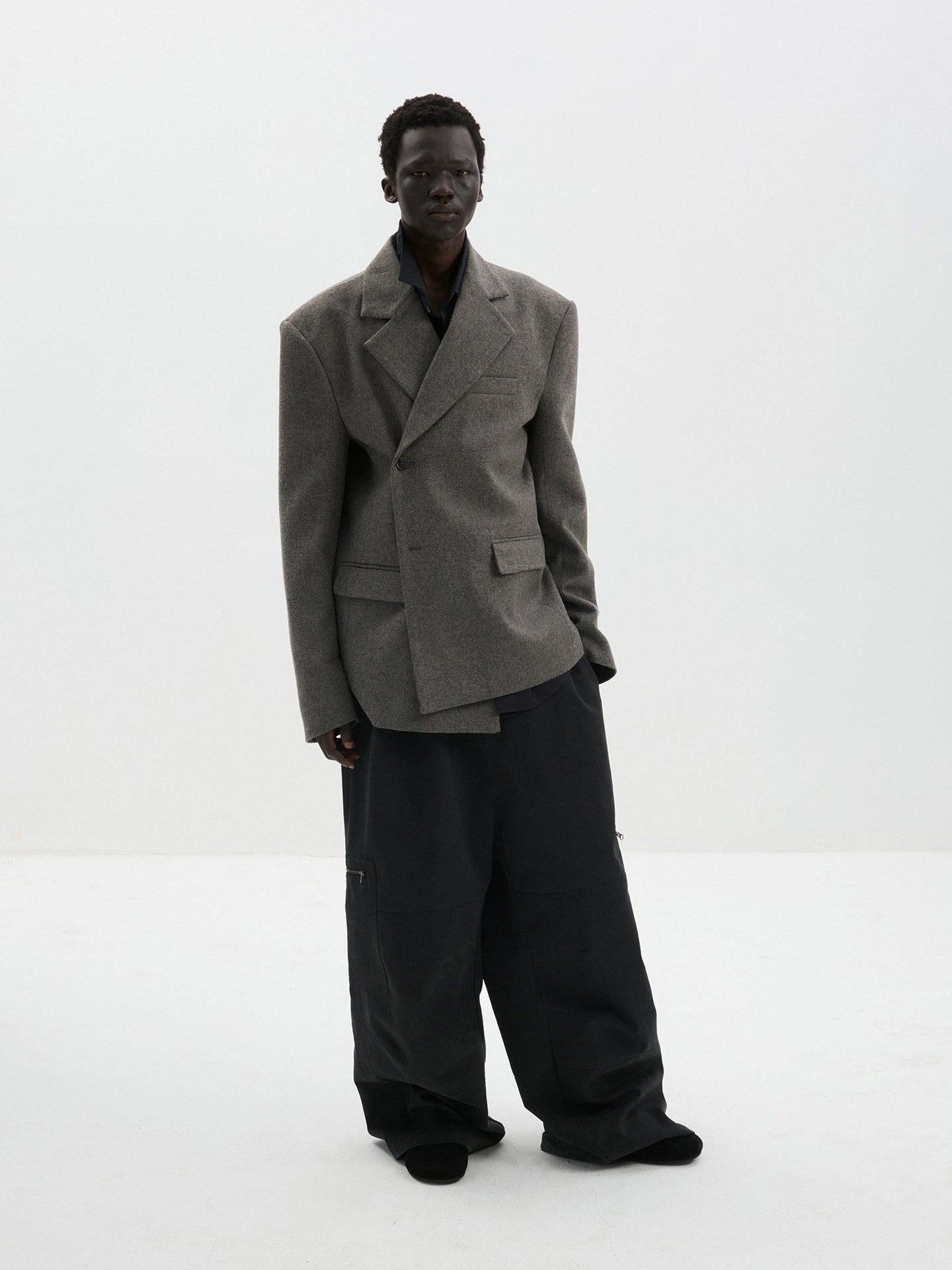 Casual Pants with Elastic Drawstring