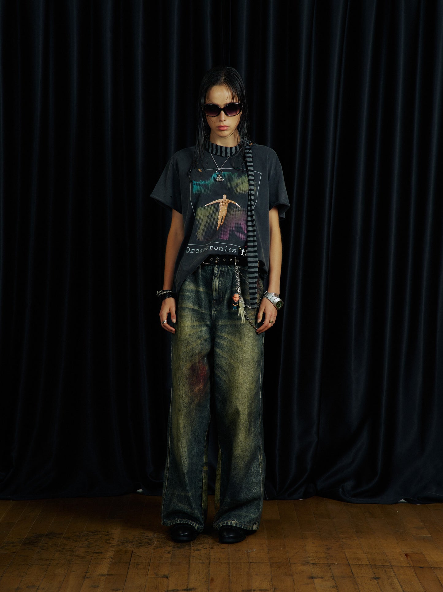 Glitter-Print T-Shirt