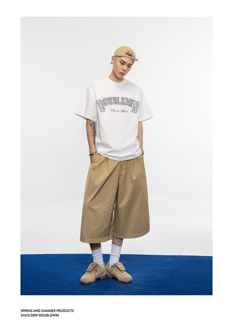 Loose-fit Round-Neck Casual T-Shirt