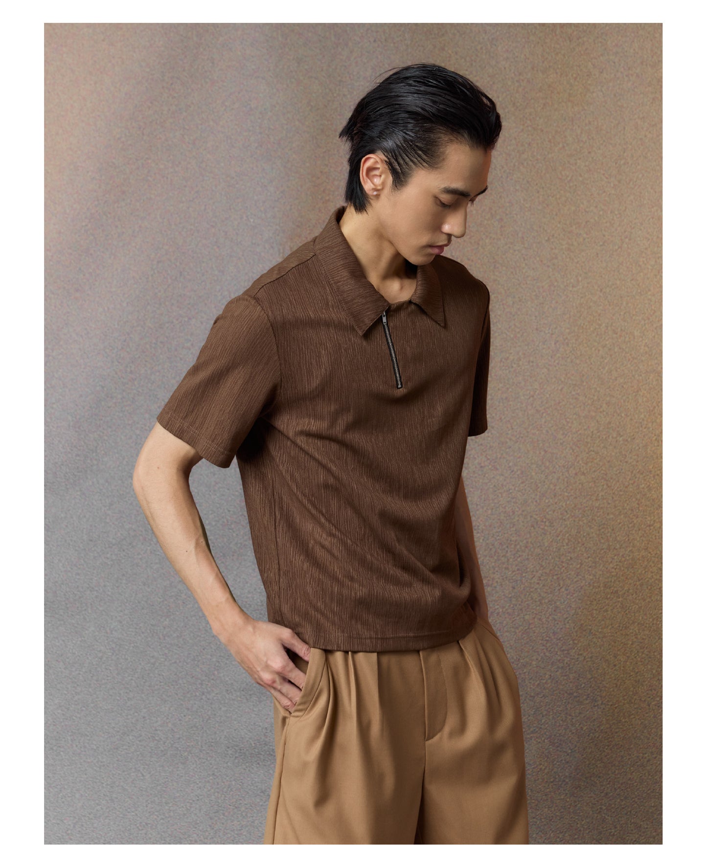 Linen-Cotton Blend Moisture-Wicking Shirt