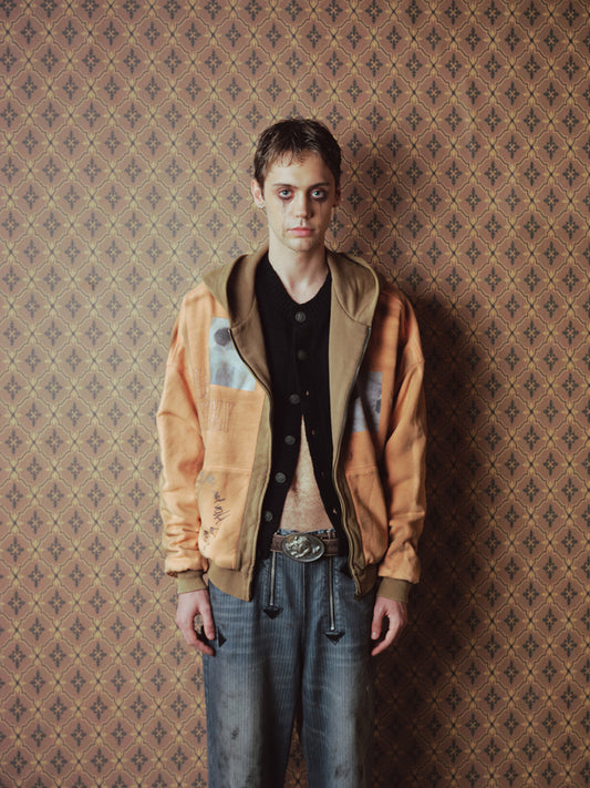 Paint Illustration Hooded Sweatshirt