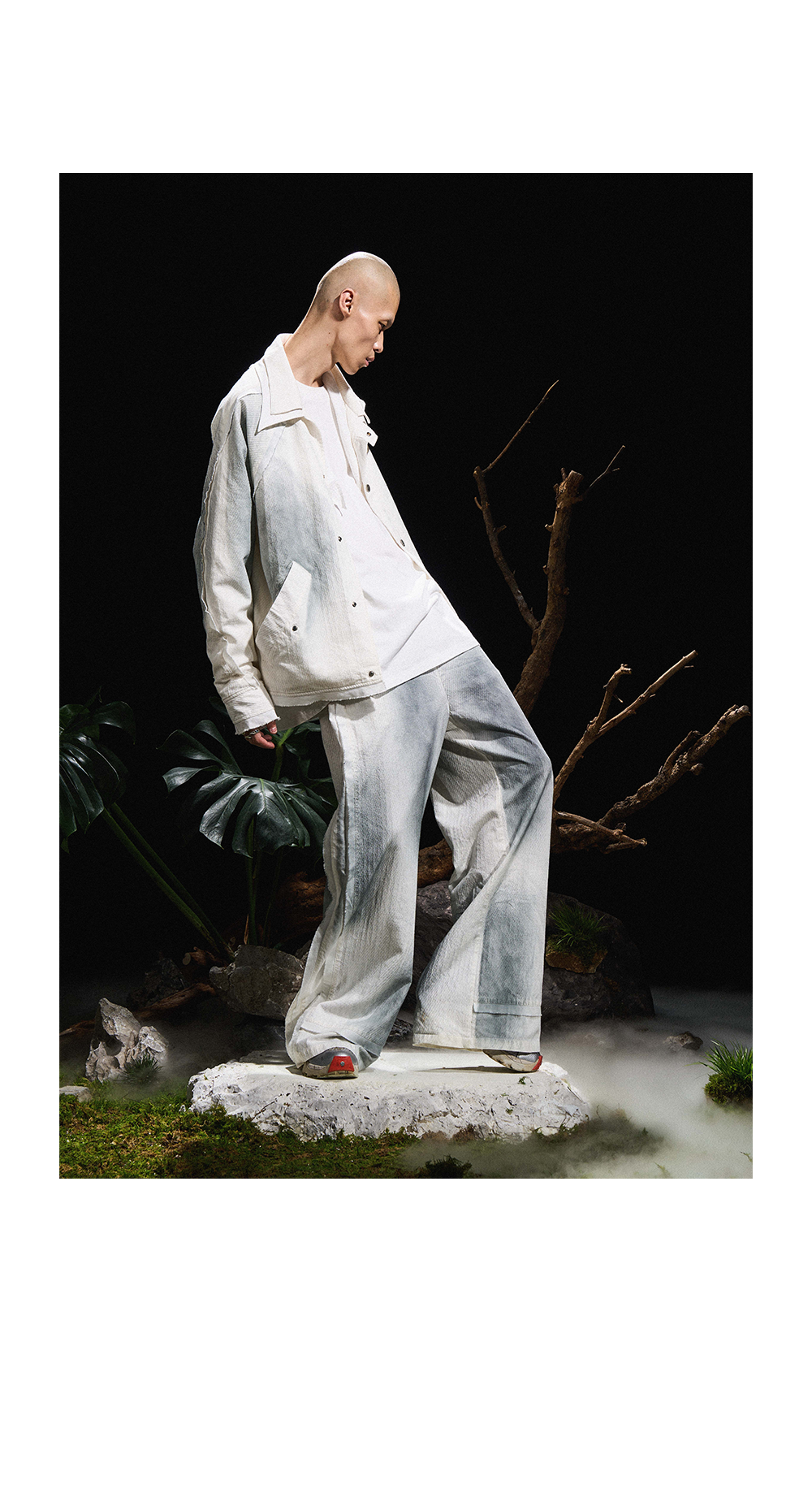 Dirty Dye Cotton Linen Jacket