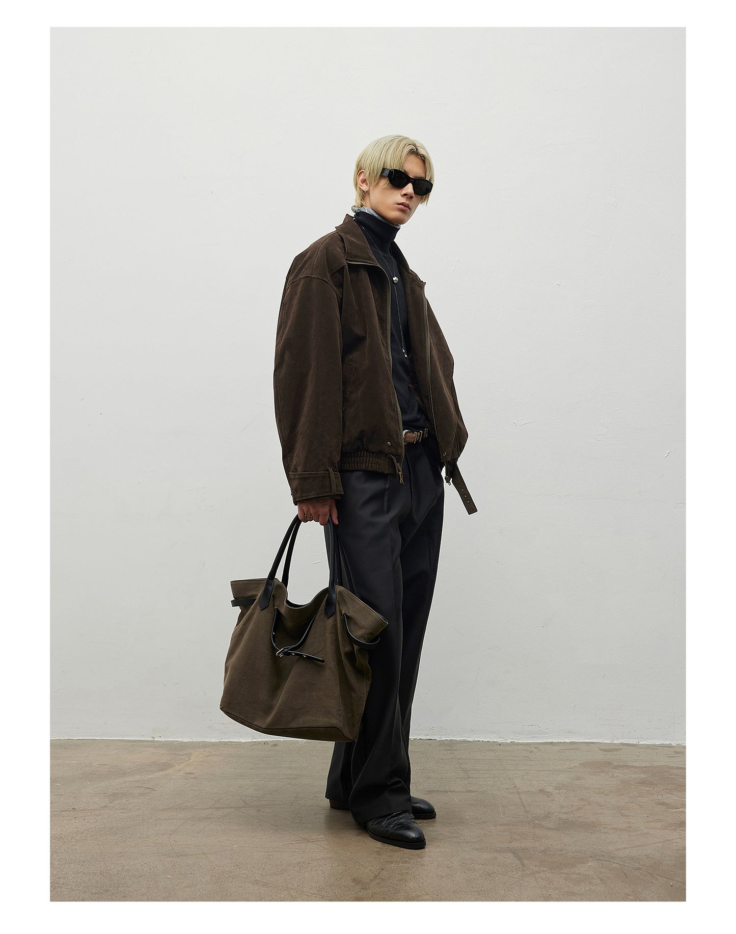 Draping for Leg-Lengthening Effect Casual Pants