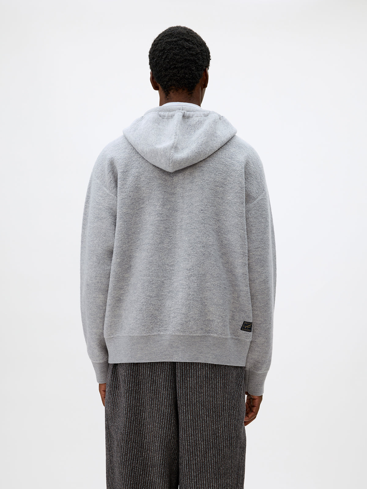 Zip-Up Hooded Cardigan