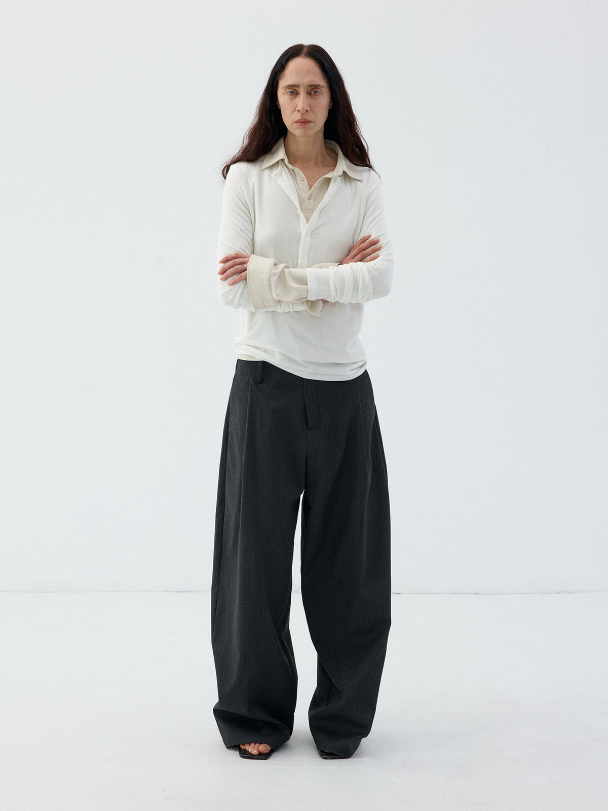 3D-Cut Casual Pants