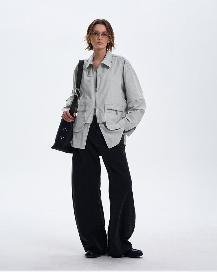 Niche high-end silhouette jacket