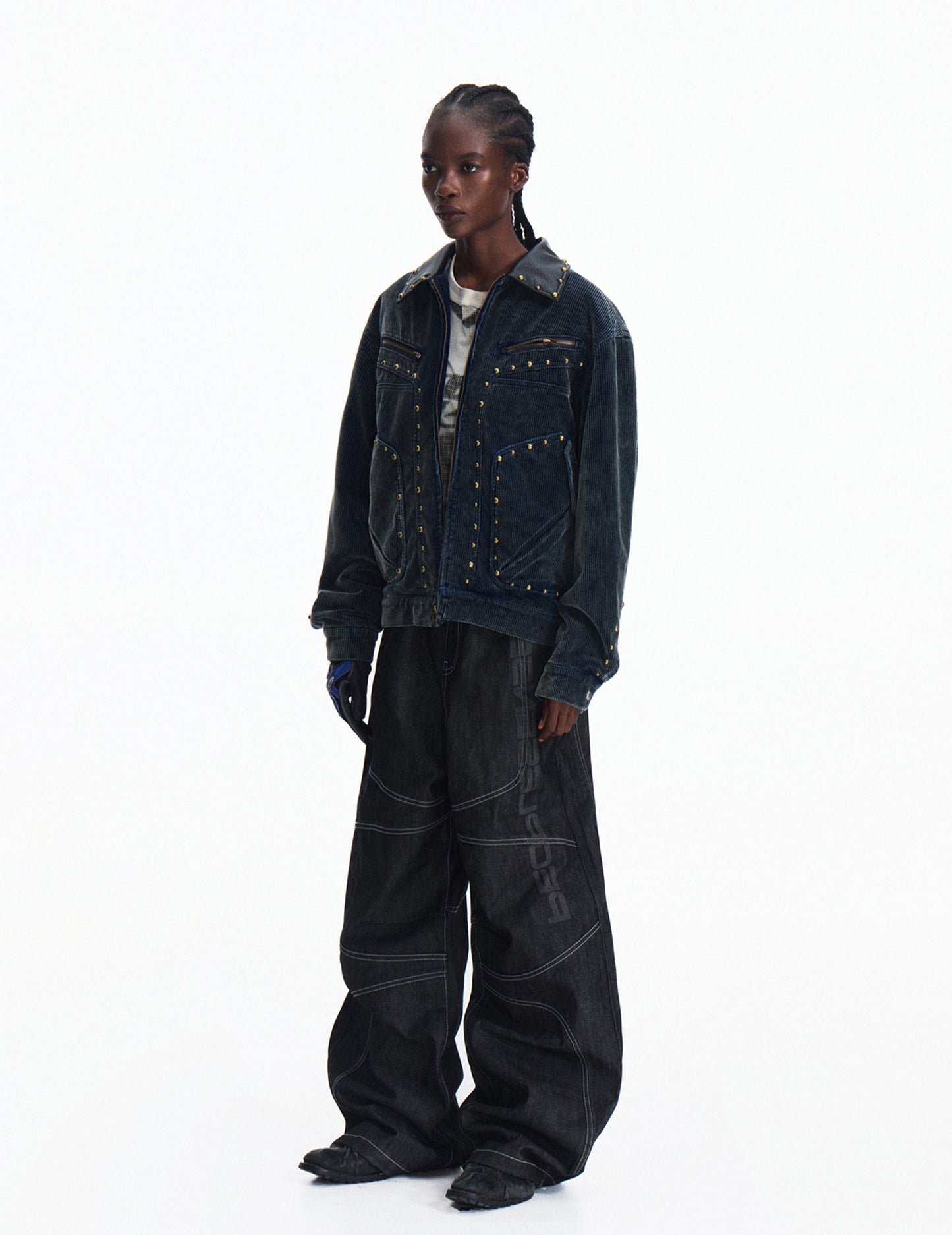 Racing Style Raw Denim