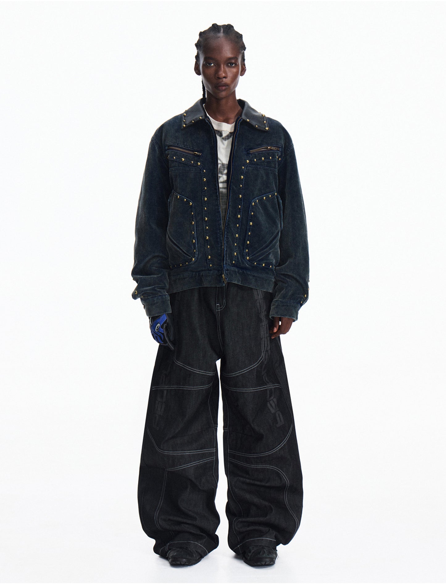 Racing Style Raw Denim