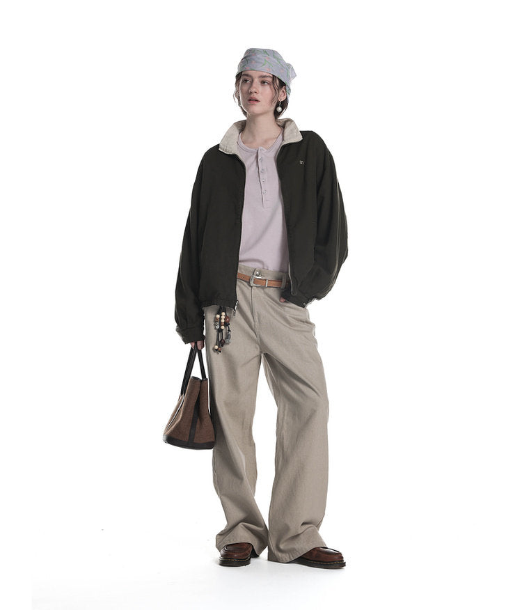 Reversible Lyocell Linen Blend Jacket