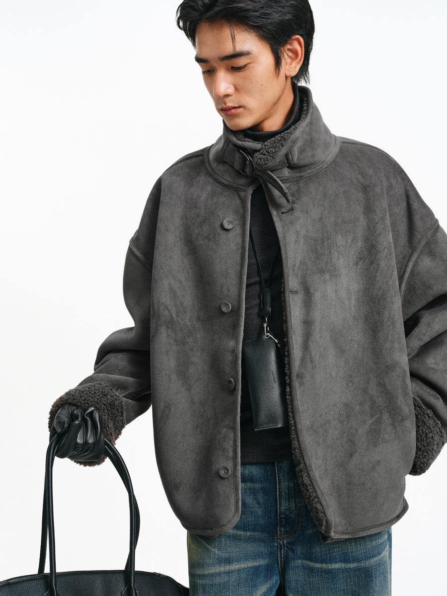 Suede &amp; Fur Jacket