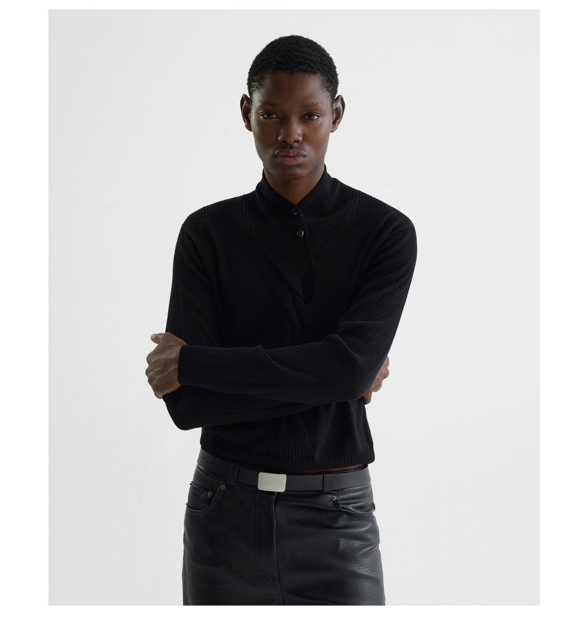 Basic V-neck Knit Sweater