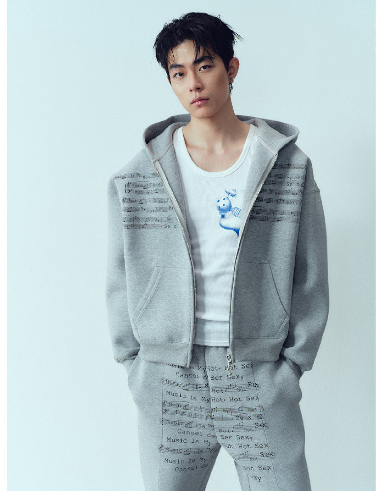 Loose Fit Air Layer Sweatshirt Set