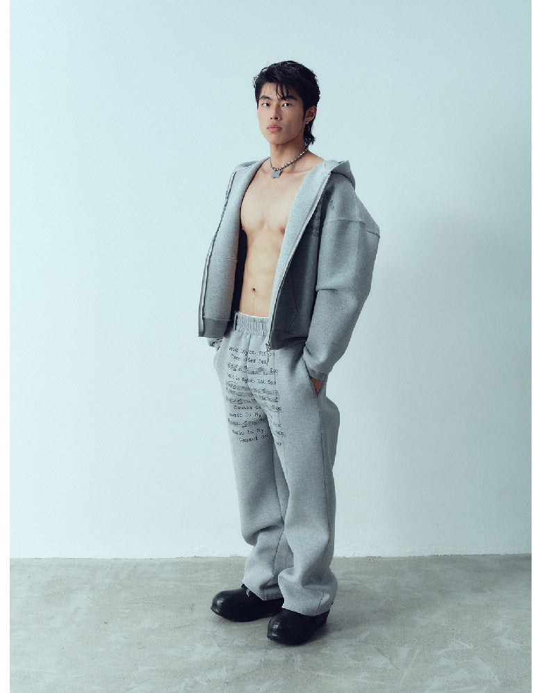 Loose Fit Air Layer Sweatshirt Set