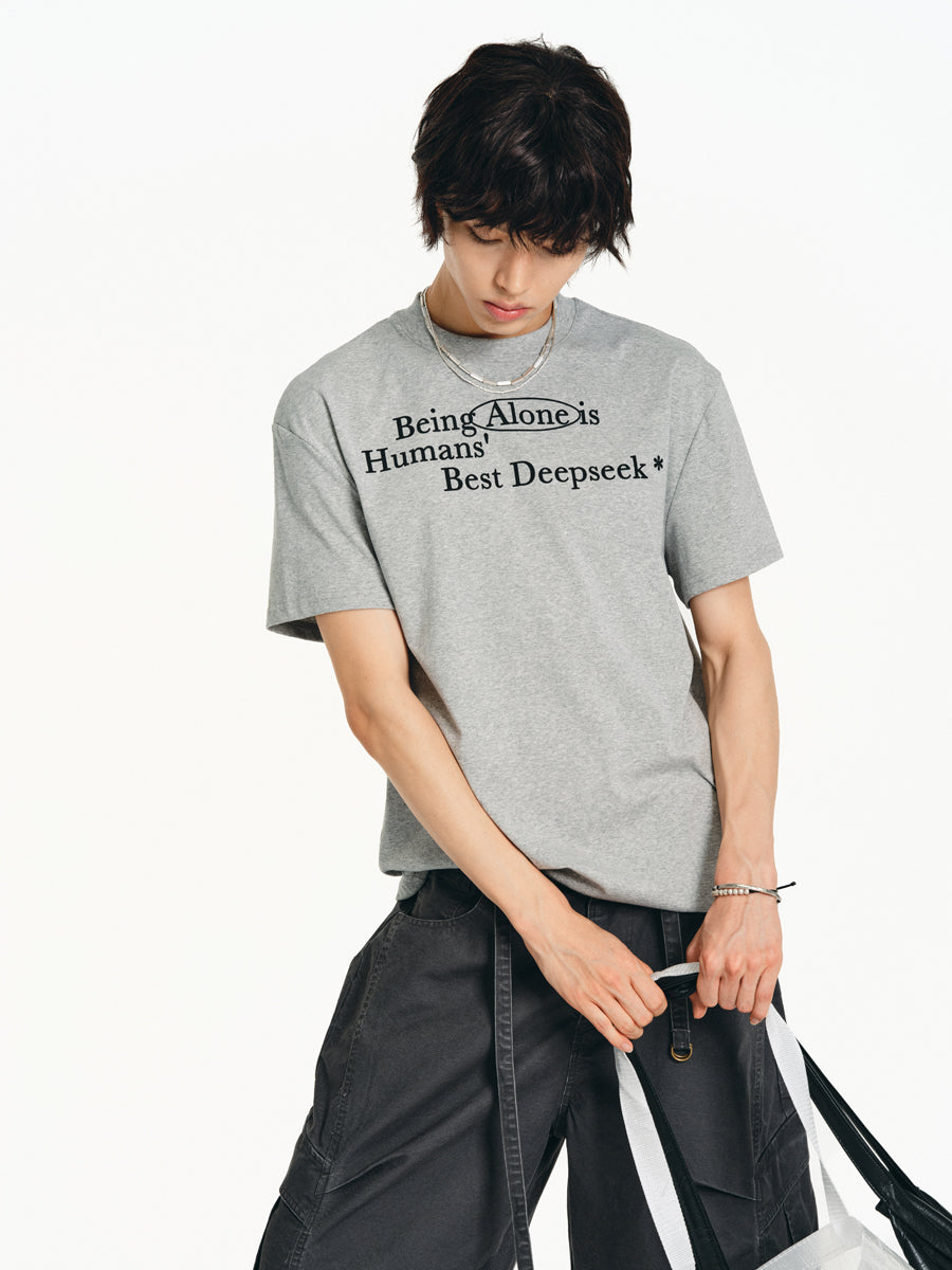 Slogan Print T-Shirt