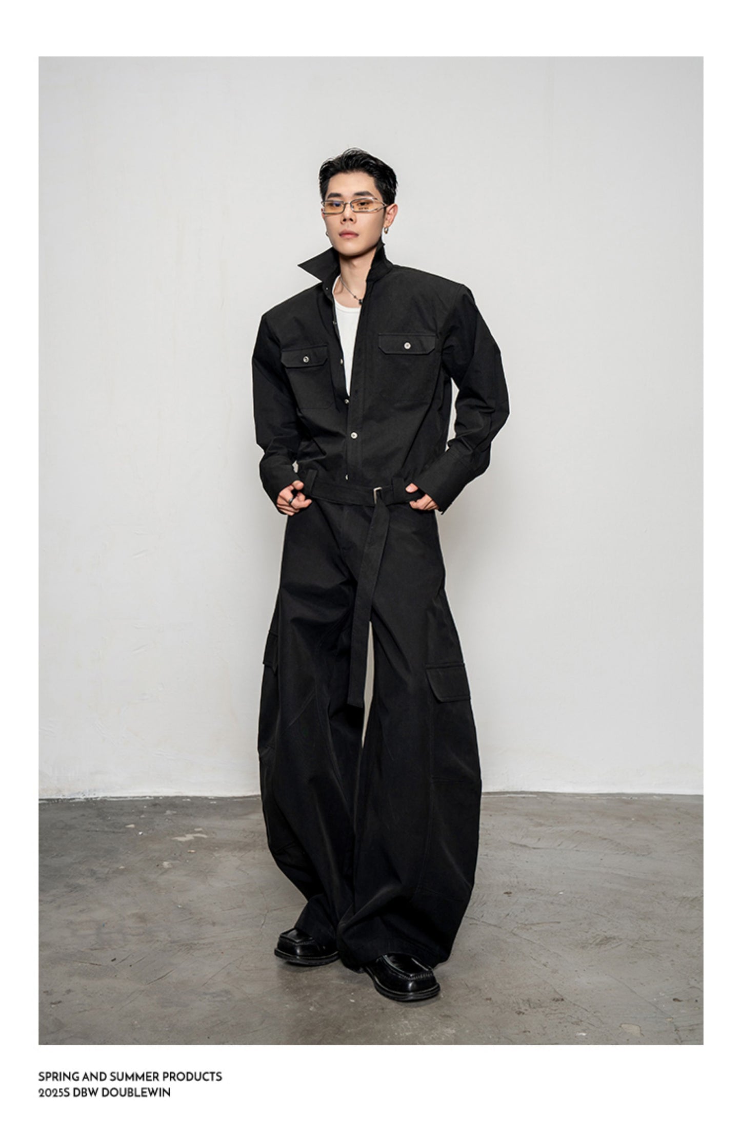 Large Pocket Wide Leg Pants