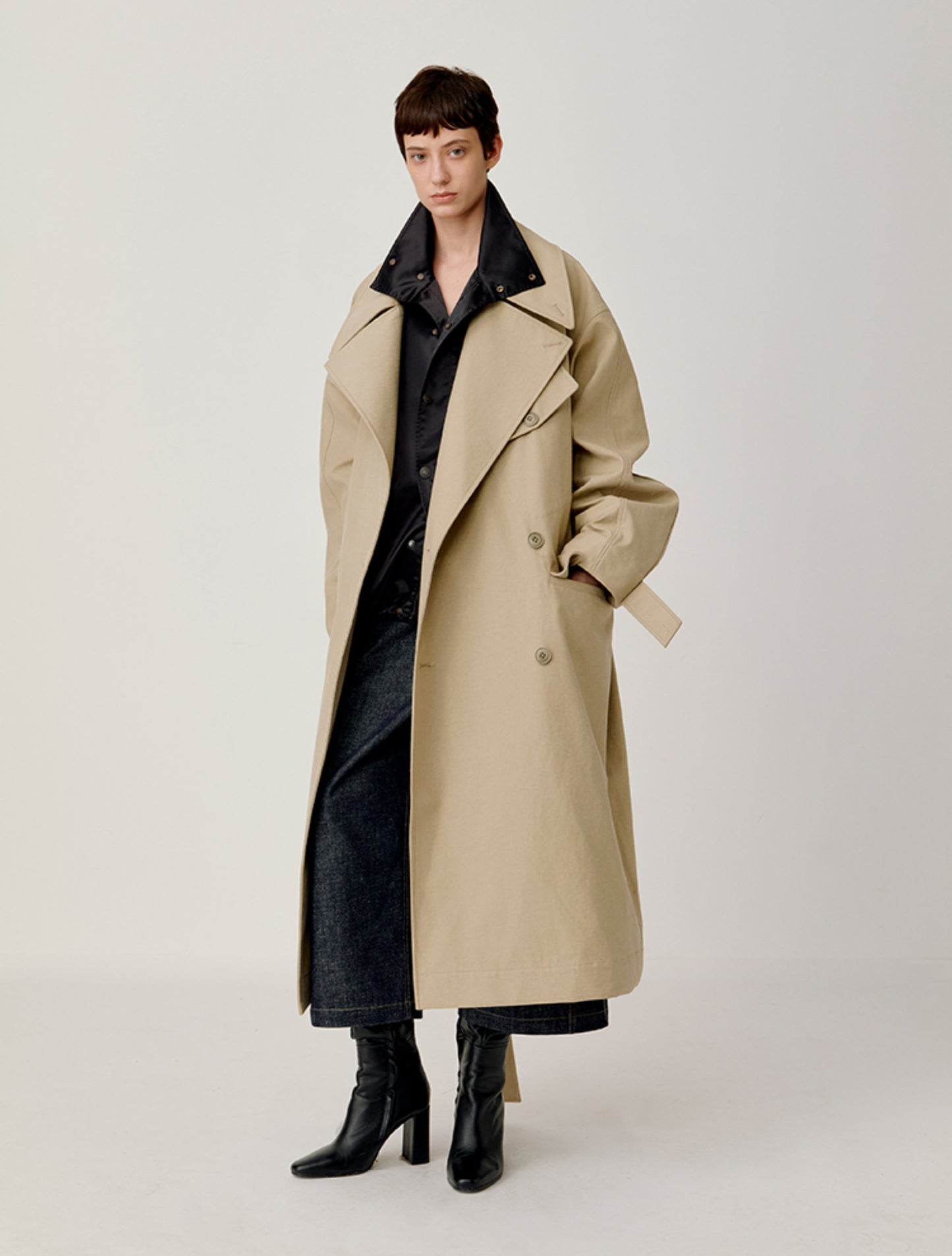 Oversized trench coat