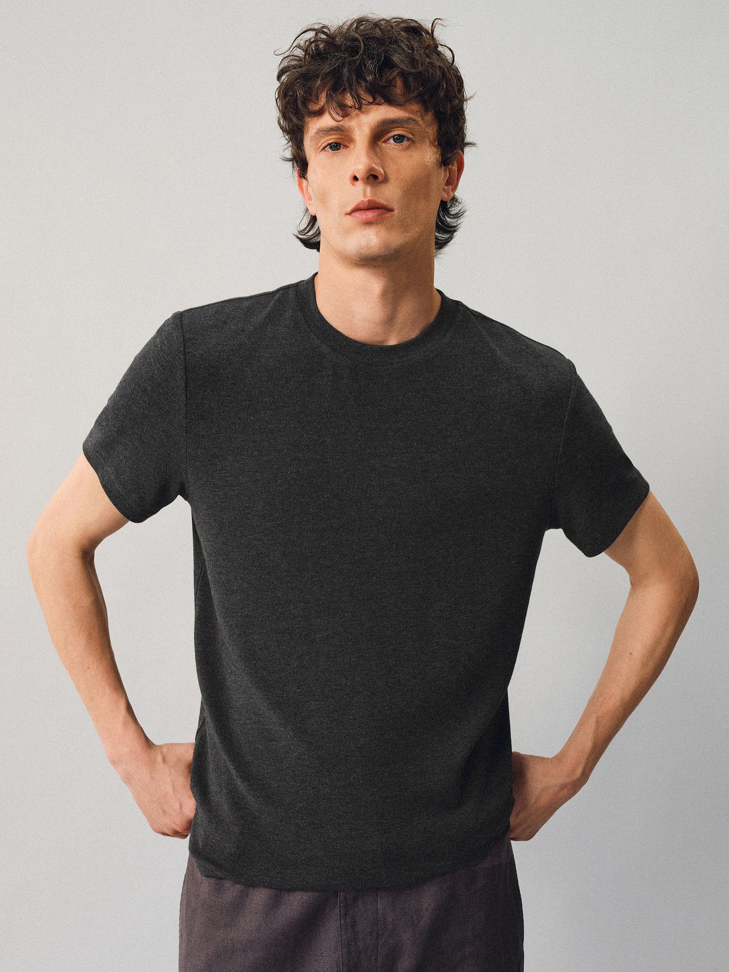 Cream-Touch Wool Round-Neck T-Shirt