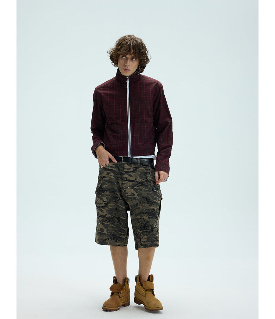 Reversible embroidered jacket