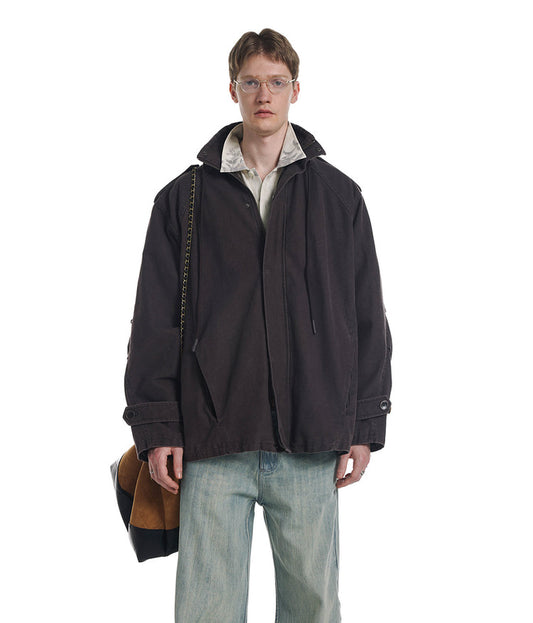 Distressed Oversized Jacket