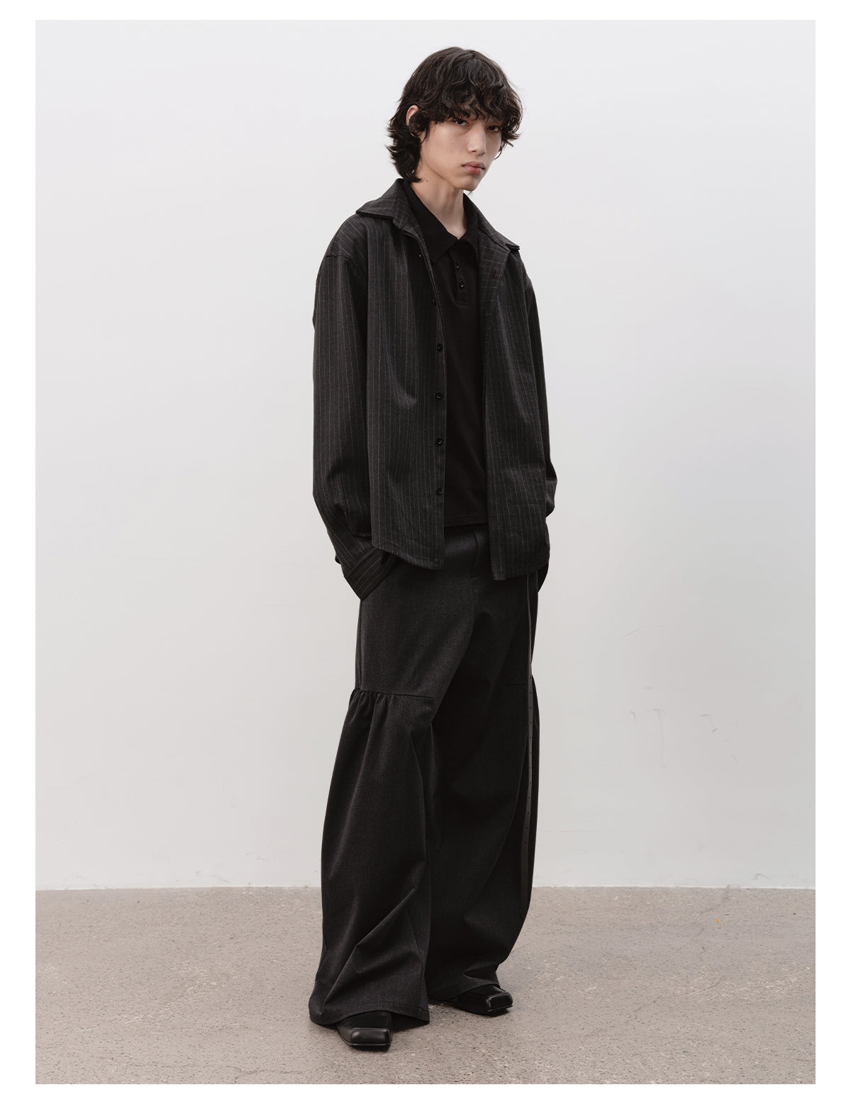 Wrinkle-resistant silhouette shirt