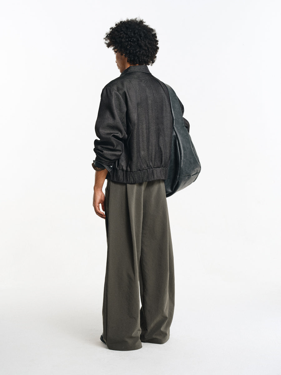 Short Padded Shoulder Jacket