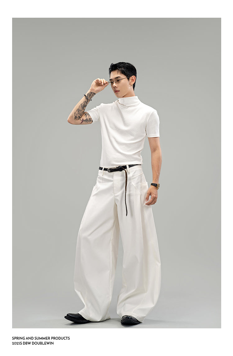Deconstructed Casual Pants