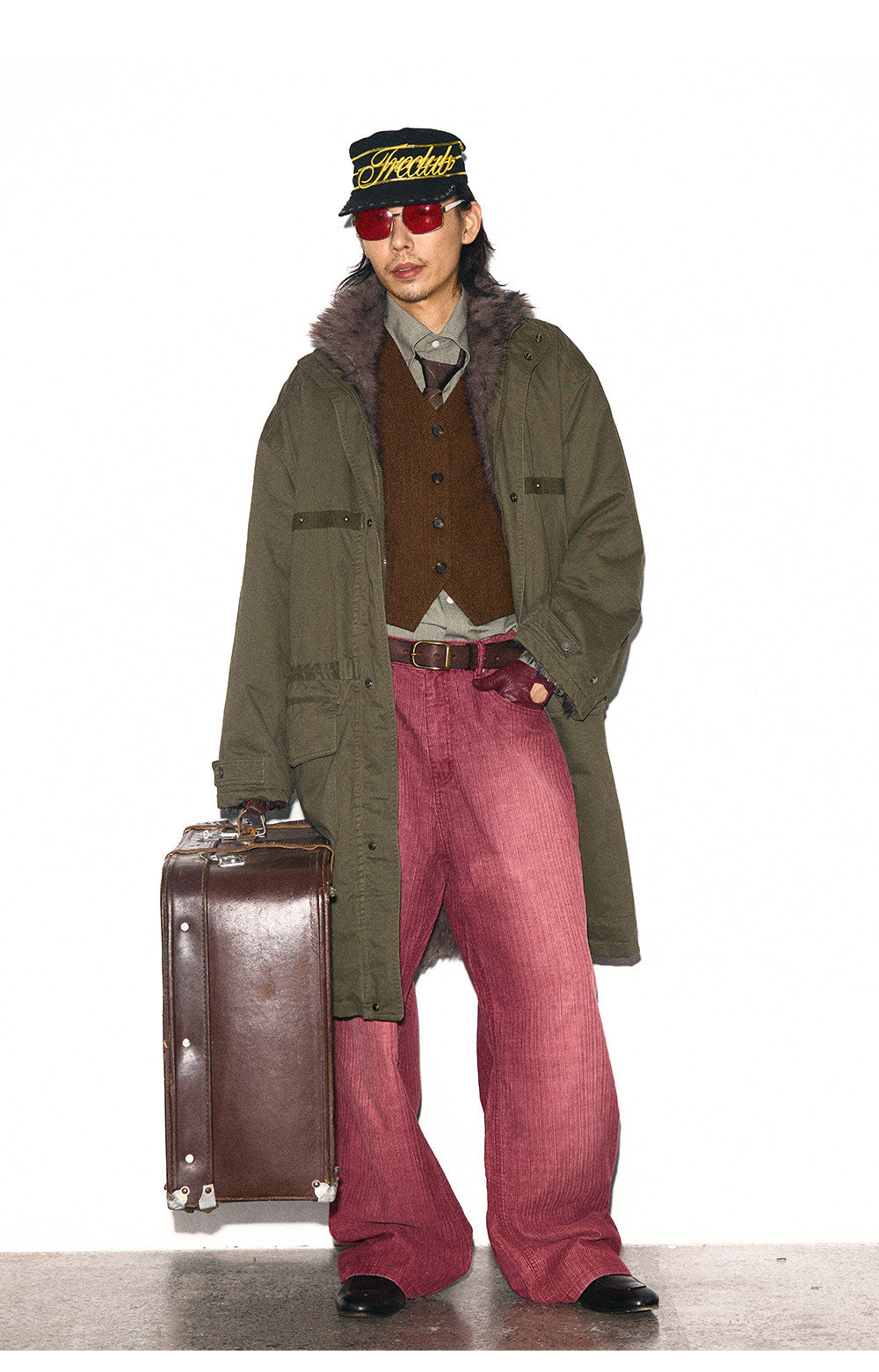 Mid-Length Workwear Overcoat