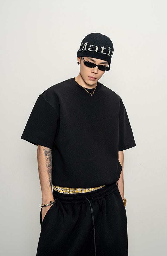 Adjustable-hem T-shirt
