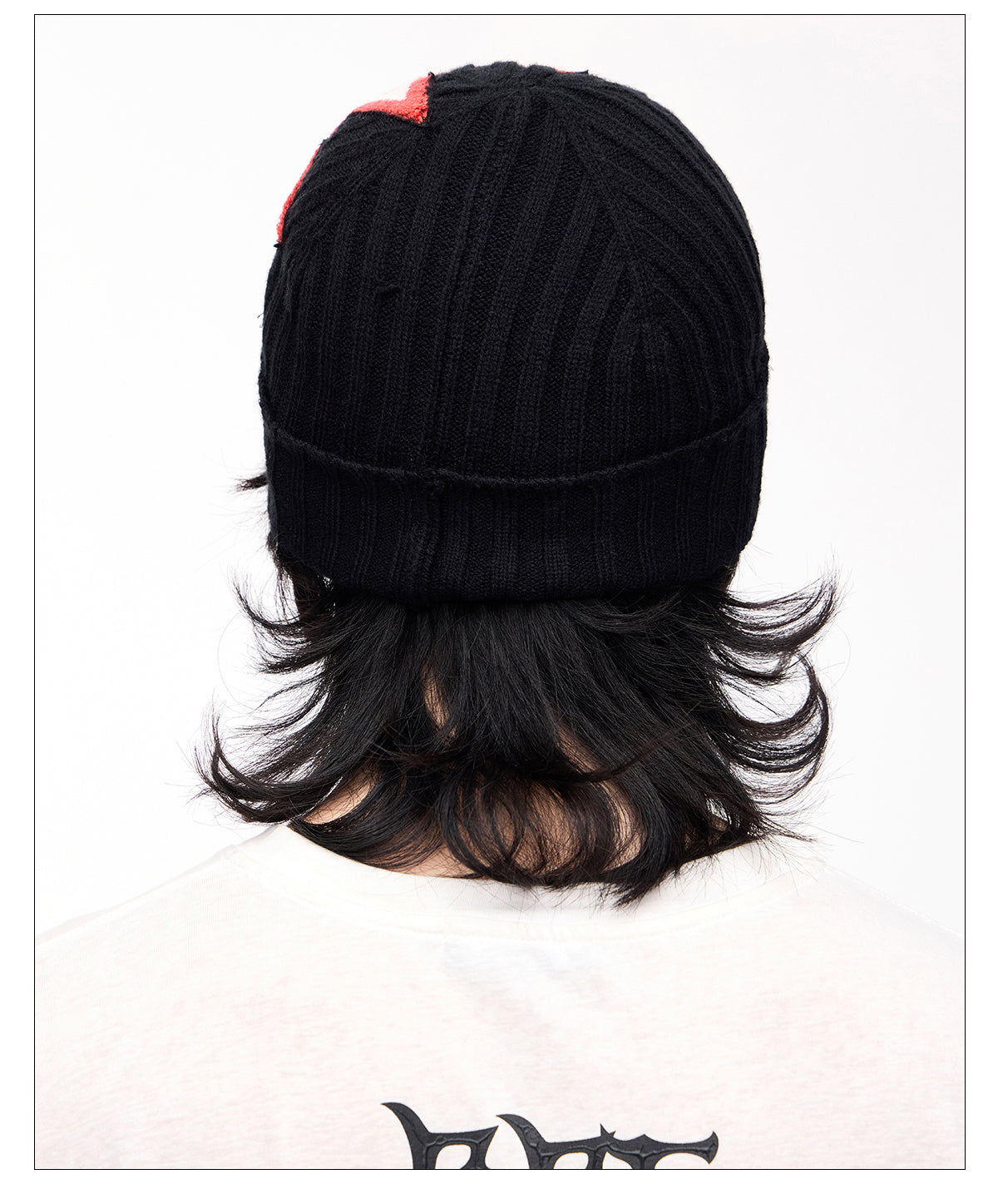 Embroidered knit hat