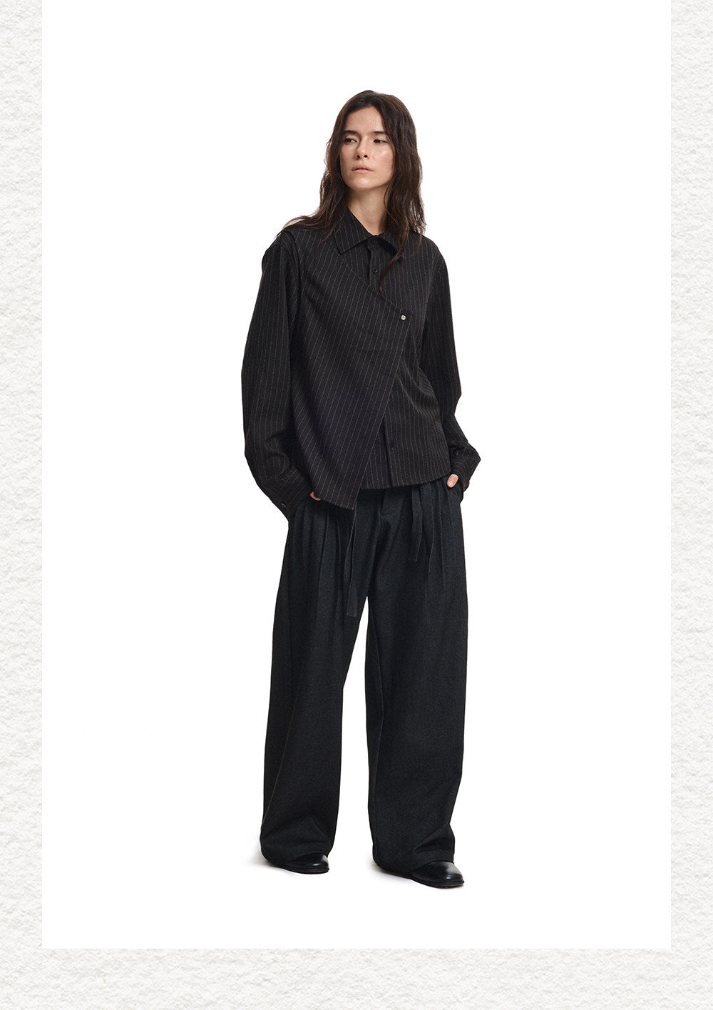 Deconstructed-Cut Casual Shirt