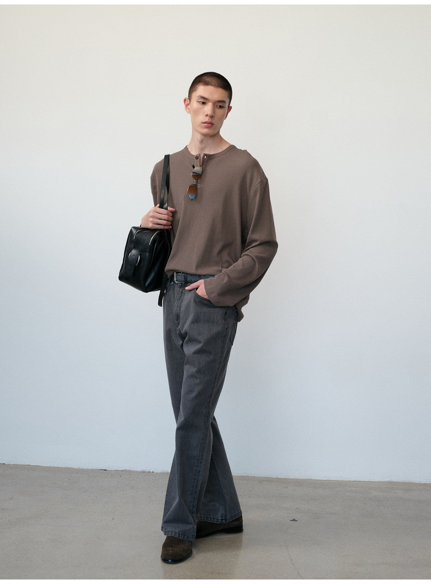 String-Dyed Slim-Fit Jeans