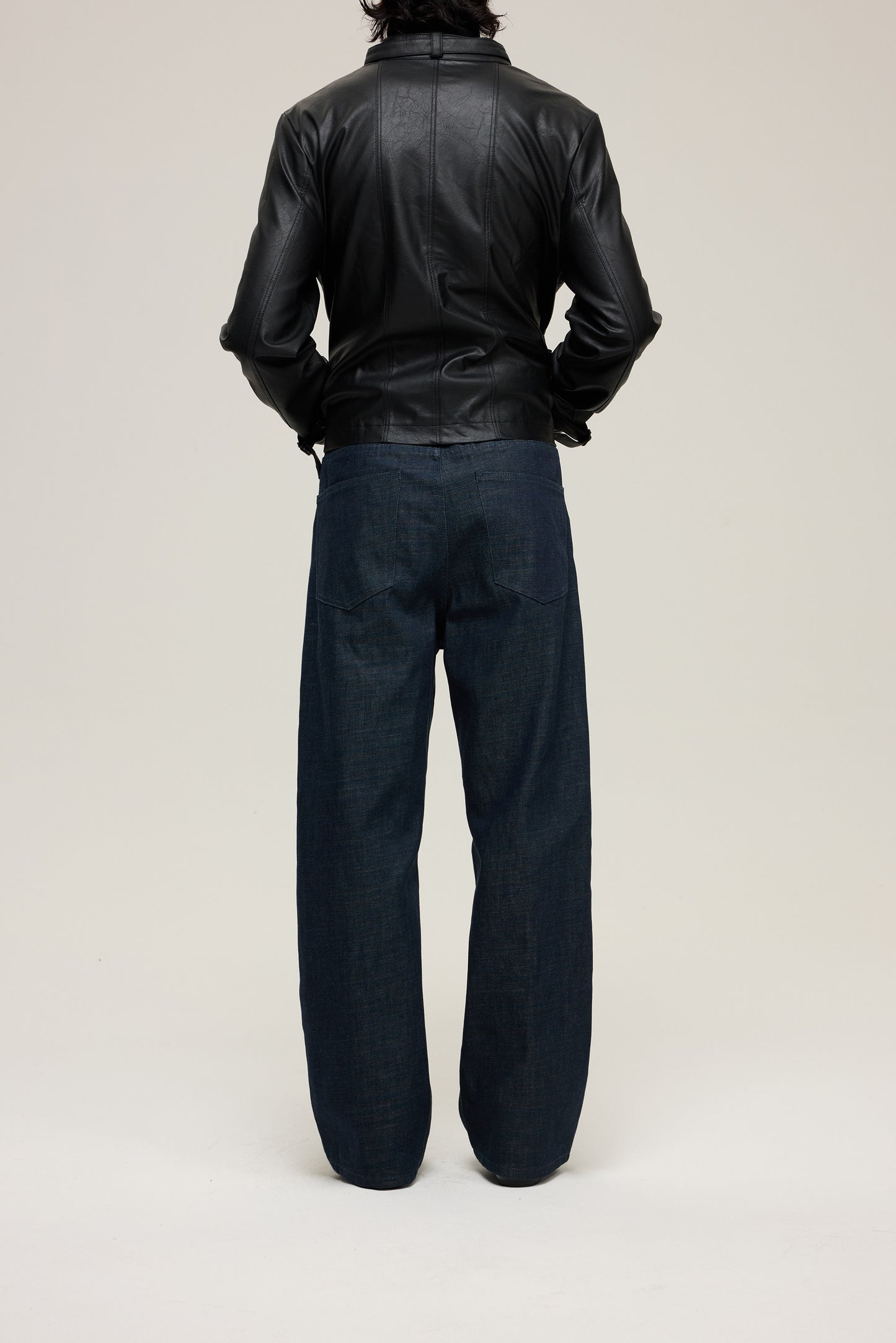 Moire Raw Denim Jeans