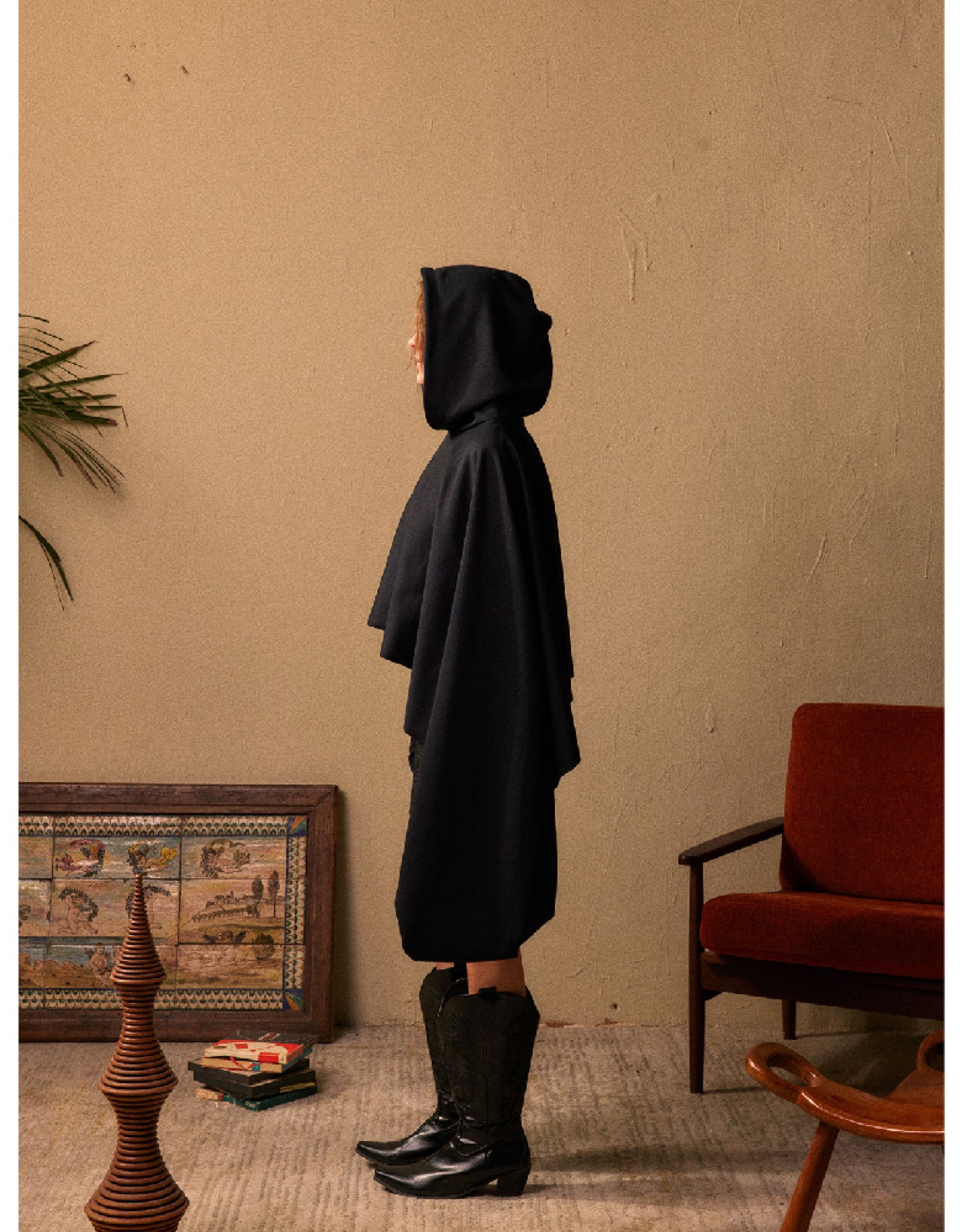 Original Globe Hooded Scarf