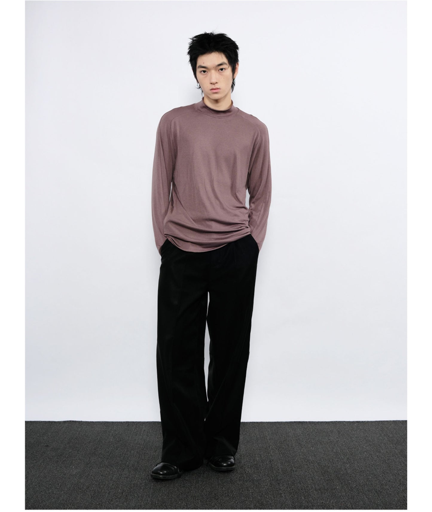 Leather Workwear Casual Pants