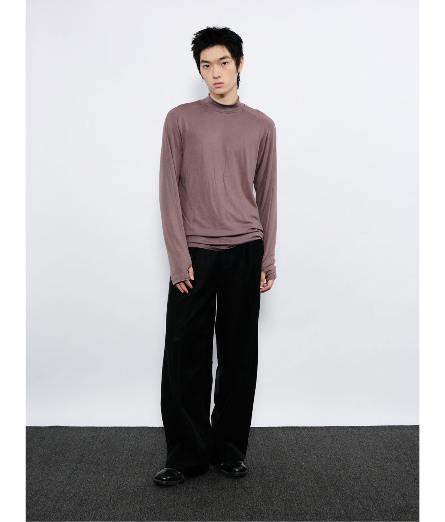 Leather Workwear Casual Pants