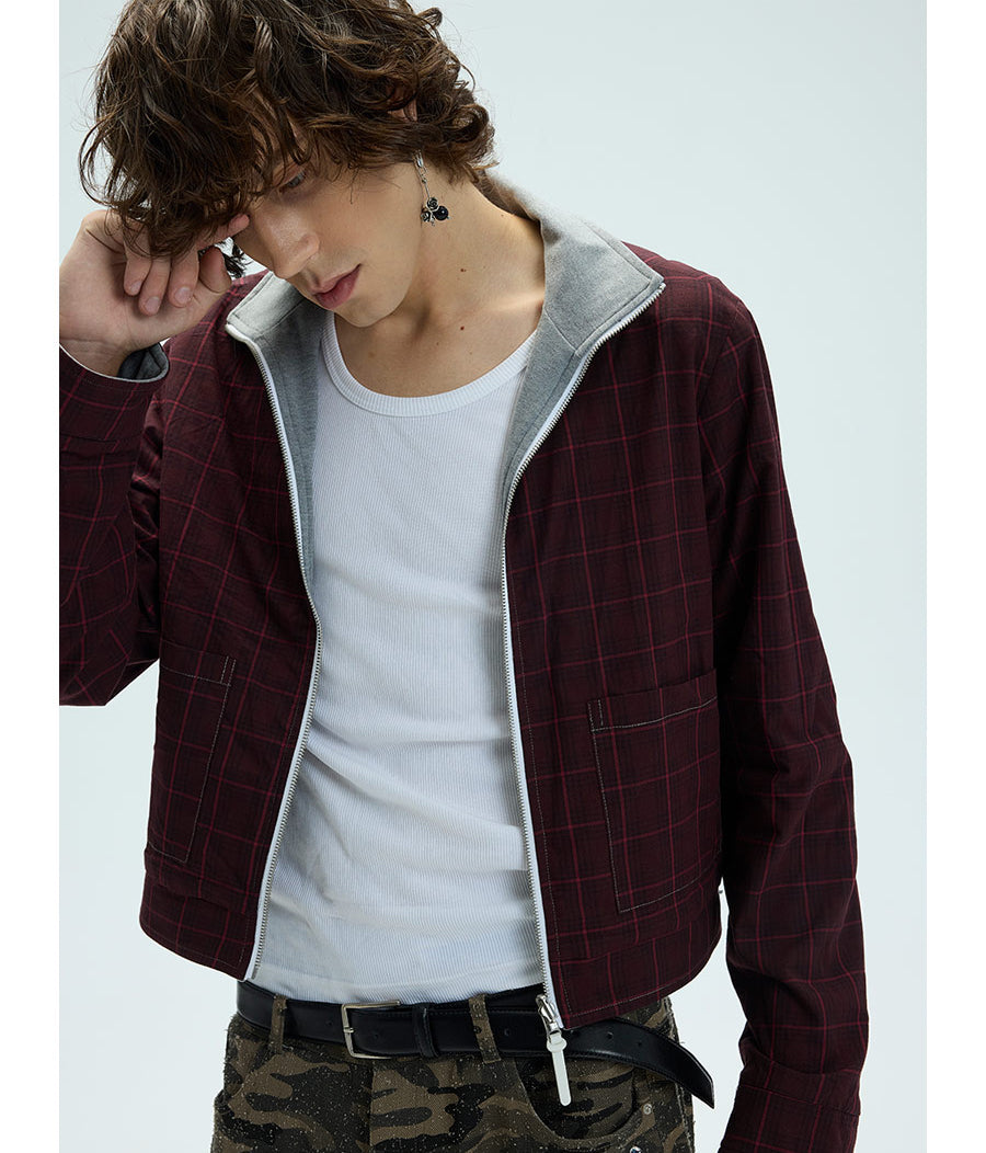 Reversible embroidered jacket