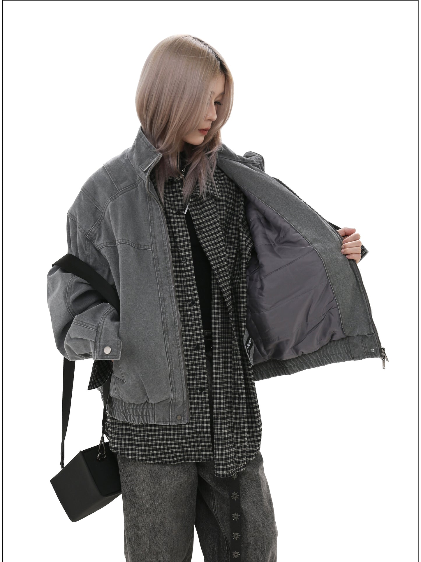 Washed and Damaged Heavyweight Jacket