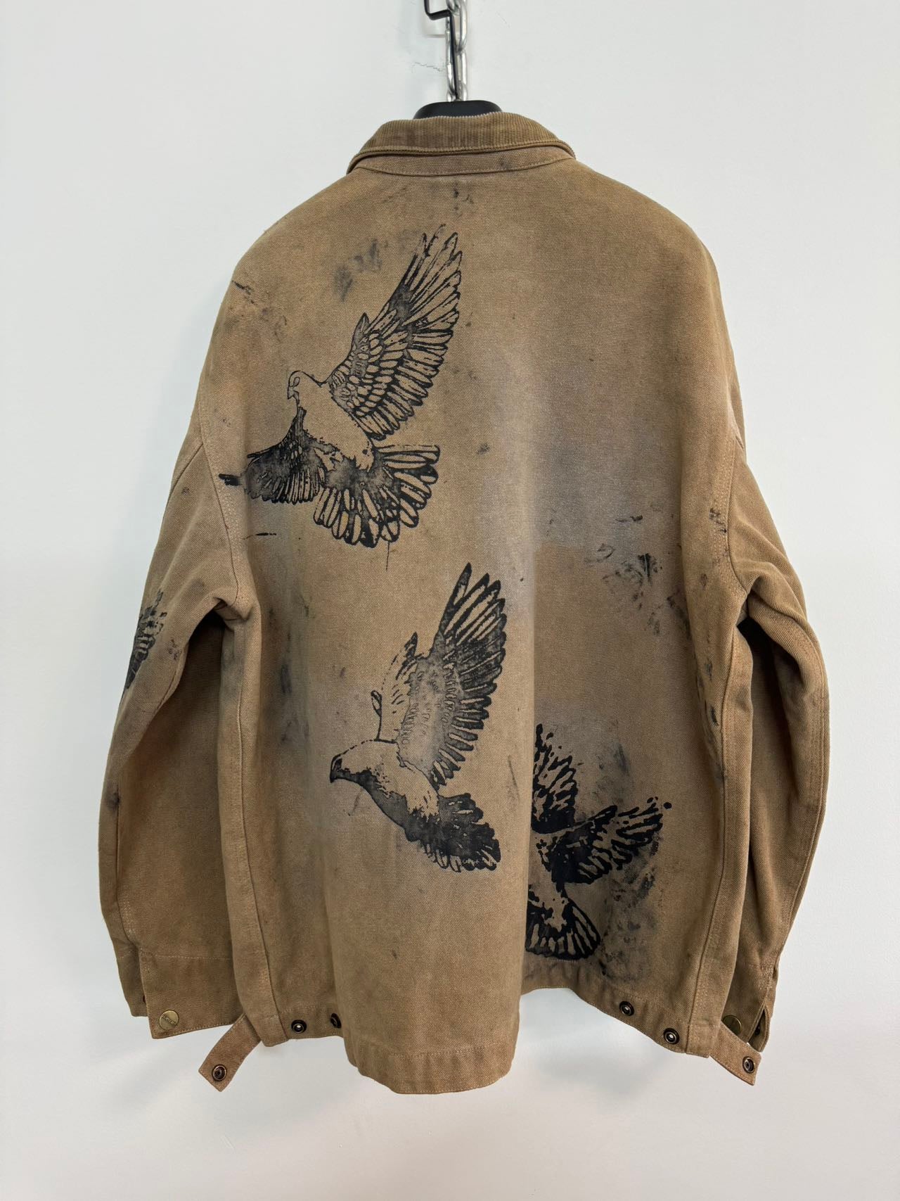 Washed Dove Print Jacket