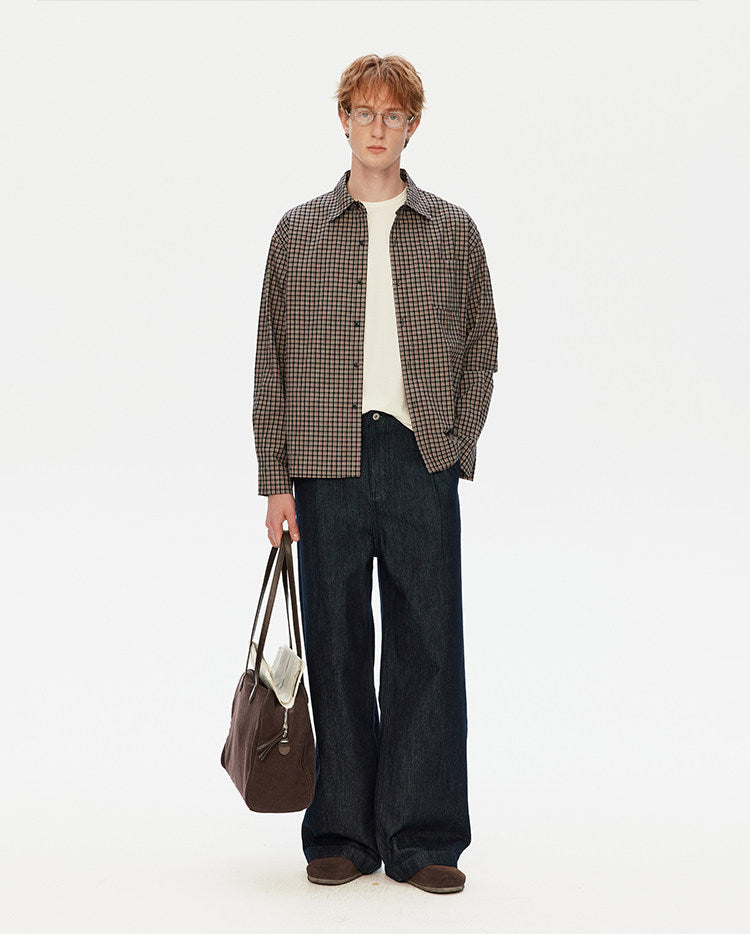 Old Money Style Check Shirt