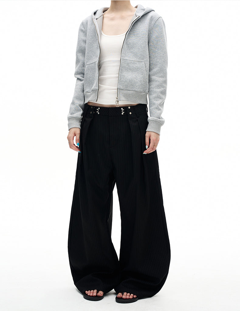 Retro Stripe Casual Pants