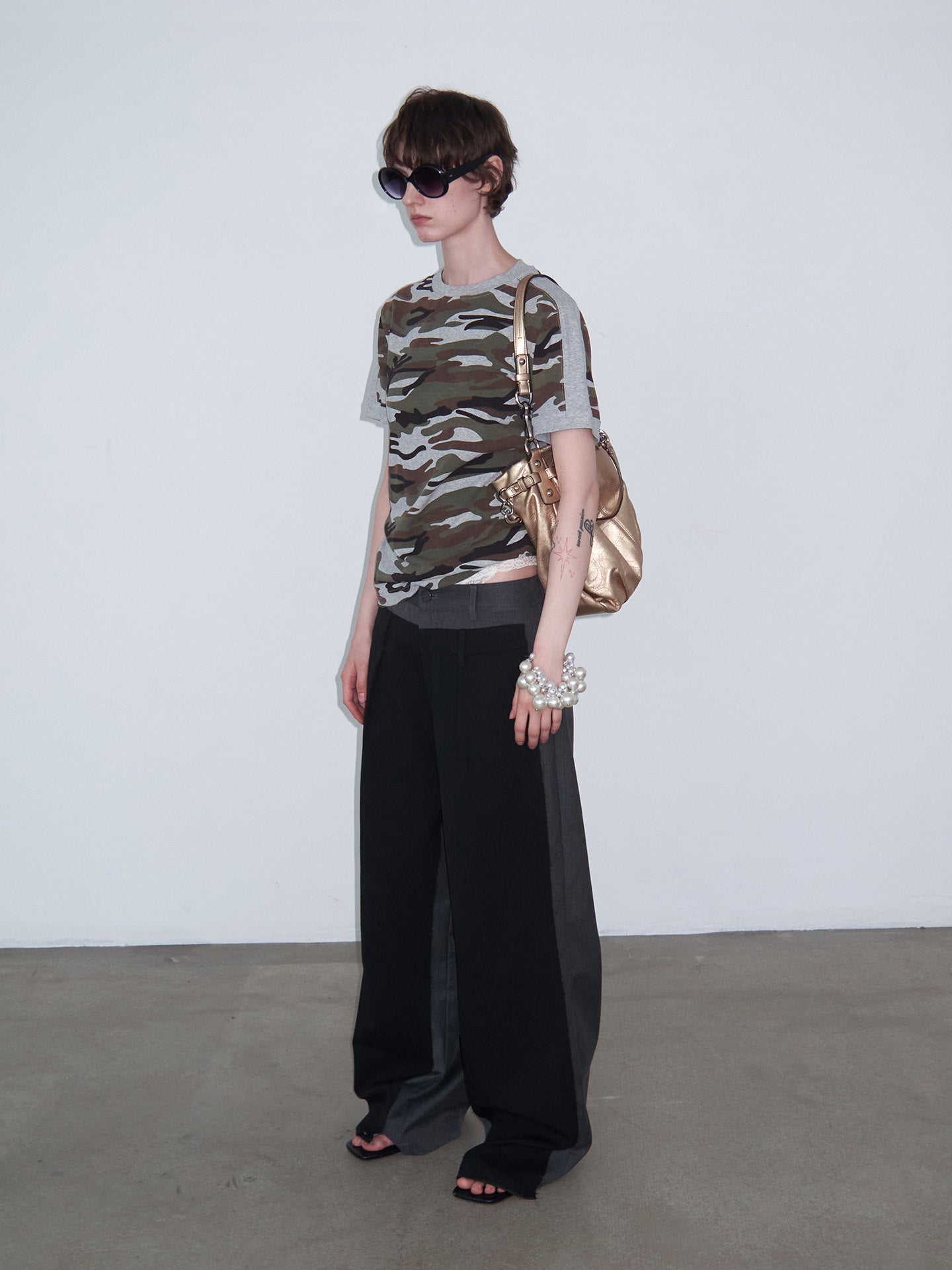 Camouflage Crew Neck T-Shirt