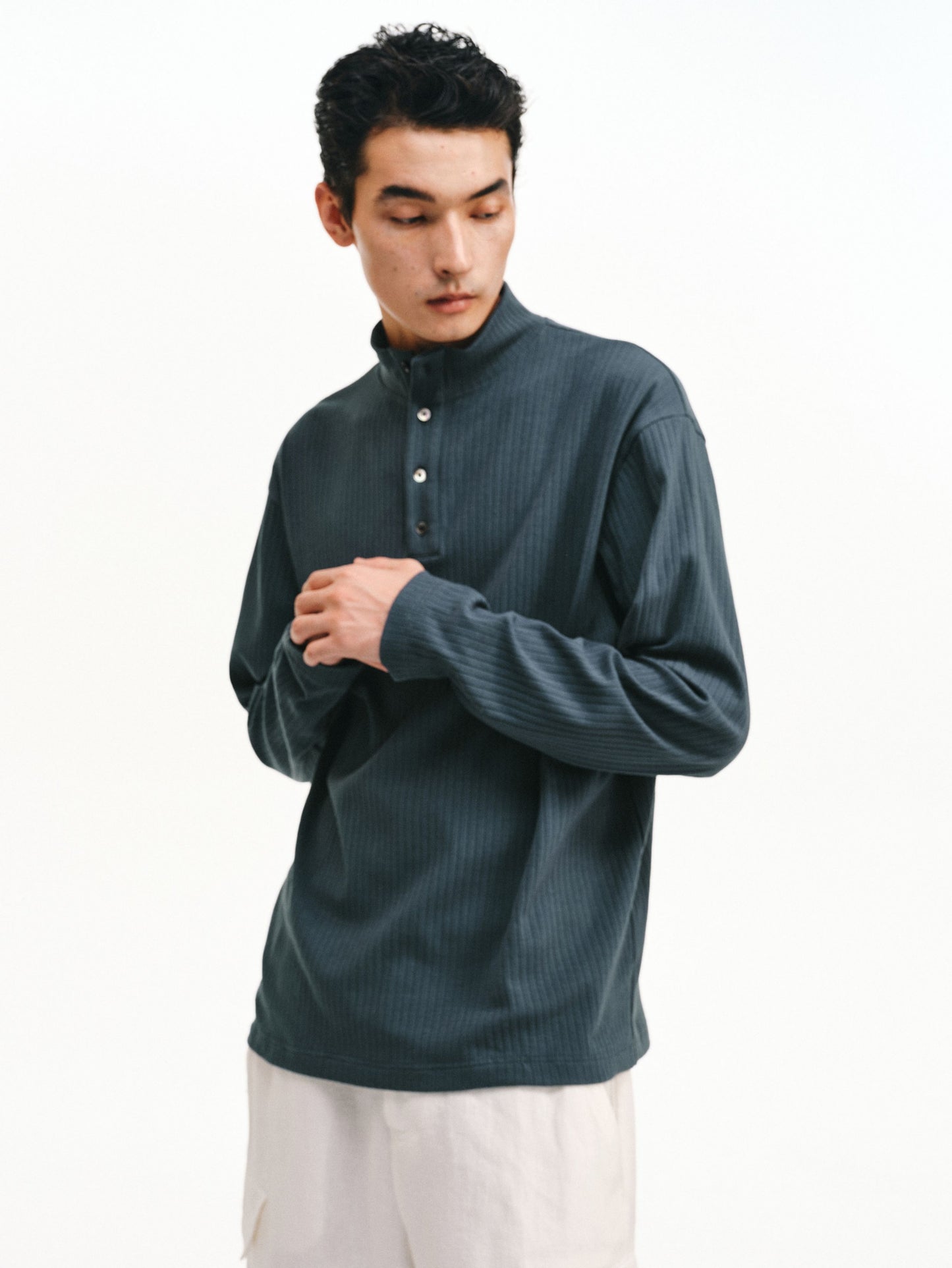 Half-High Collar Shirt