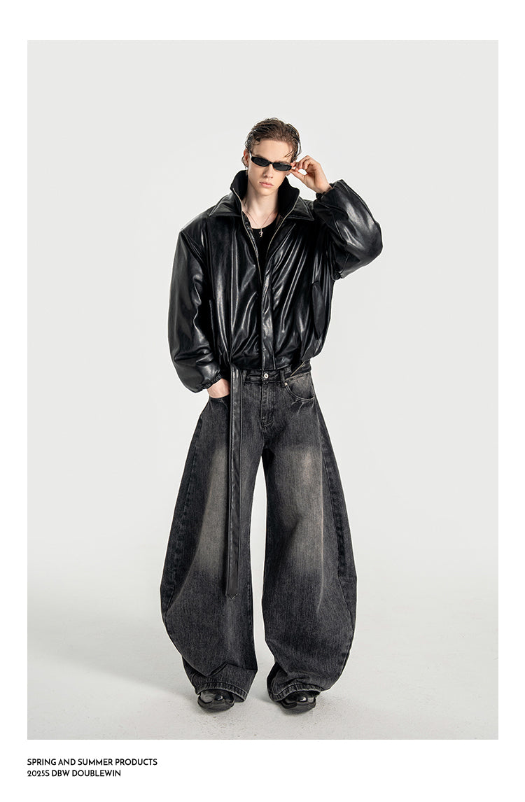 Glossy Double-Layer Color Jacket