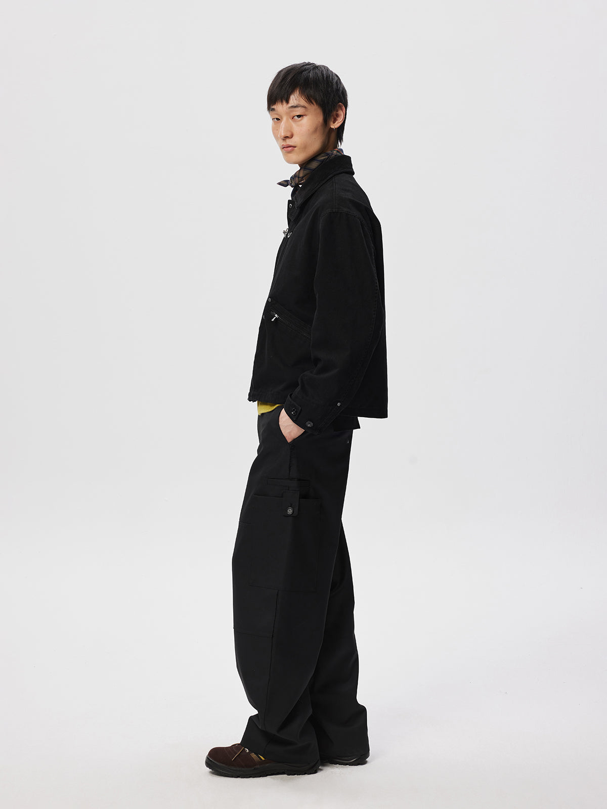 Lobster Button Short Jacket