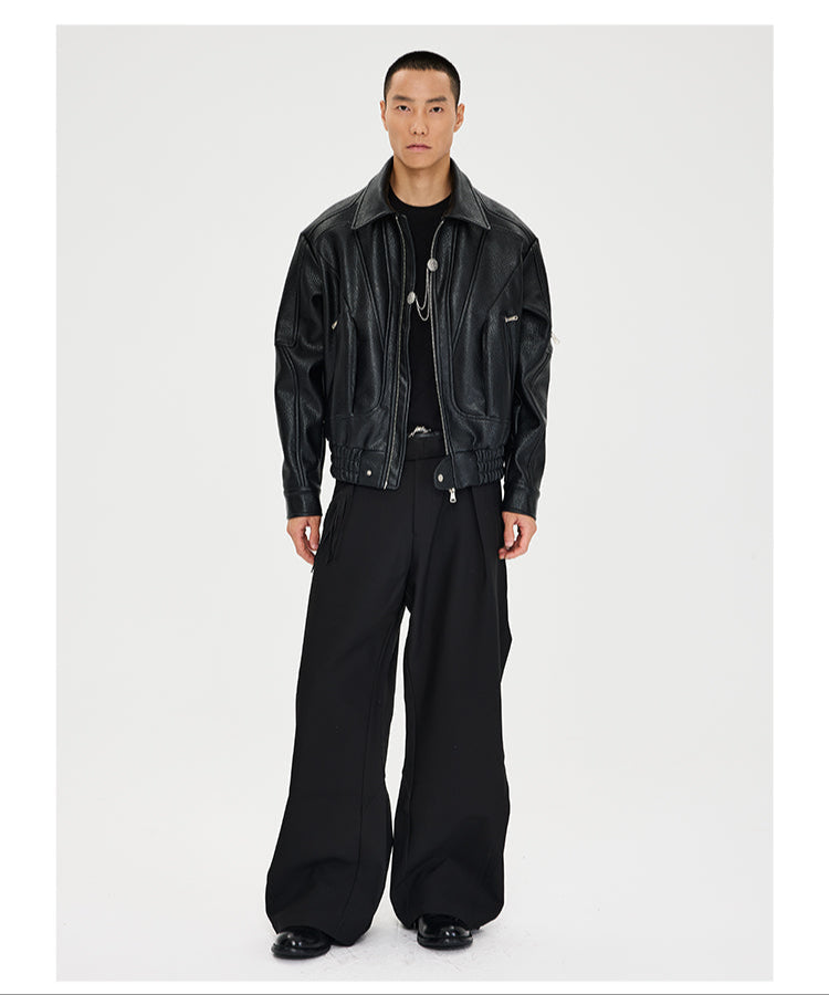 Short Leather Jacket