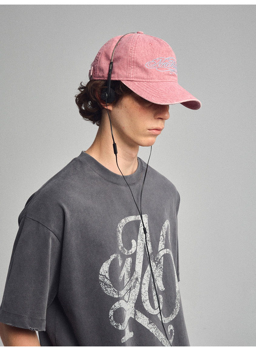 Vintage-Style Embroidered Baseball Cap