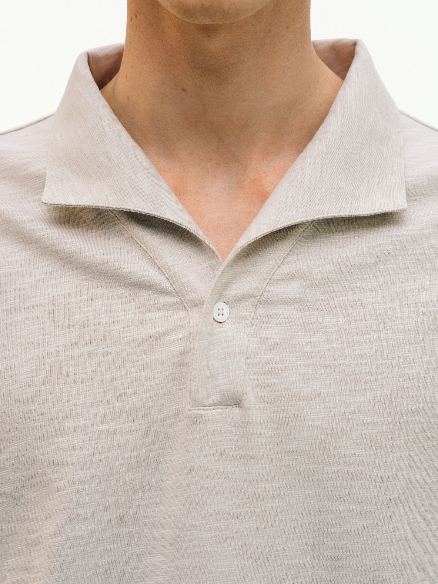 Bamboo Collar Polo Shirt