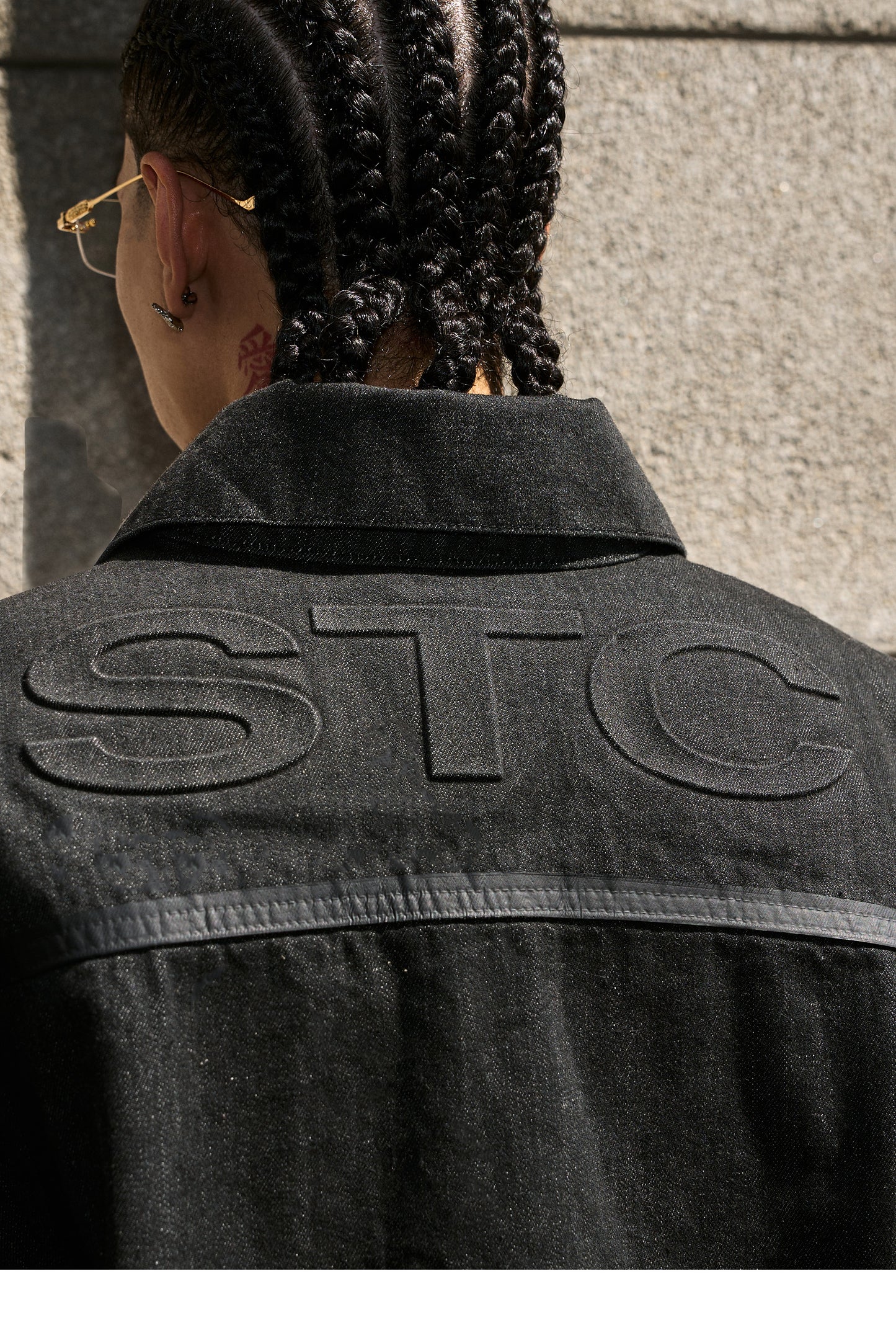 Raw Denim Short Wide Jacket